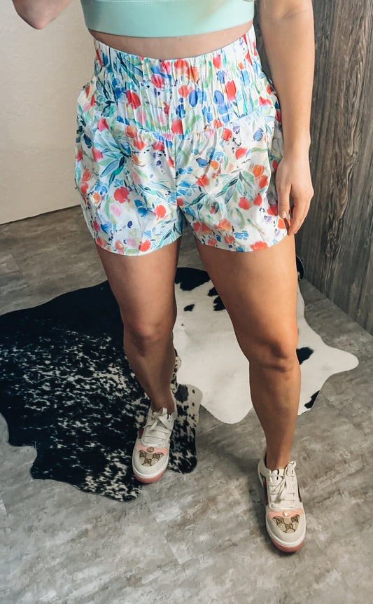 The Floral Athletic Shorts
