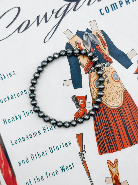 The 6MM Stretch Pearl Bracelet