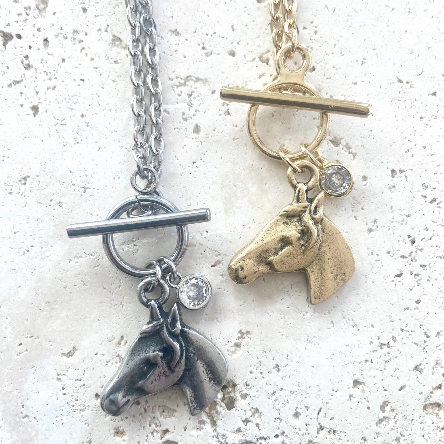 Dainty Horse Head Necklace