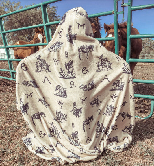 Hooded Toddler Blanket