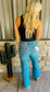 The Flying Monkey High Rise Distressed Wide Leg Jeans