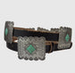 Faux Turquoise Concho Belt