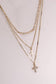 Multi-Layer Double Cross Necklace